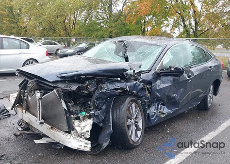 2020 Honda Civic Ex from USA, damaged, VIN 19XFC1F35LE214325